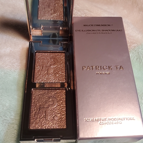 Patrick Ta Major Dimension Eye Illusion Eyeshadow Duo STILL AT THE CLUB. BNIB - Picture 3 of 7
